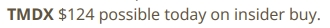In today’s Morning Note, $TMDX was highlighted in the Top Trade Ideas section with a $124 target and it hit within the first 5 minutes of the market open. 

Another morning, another target hit.
