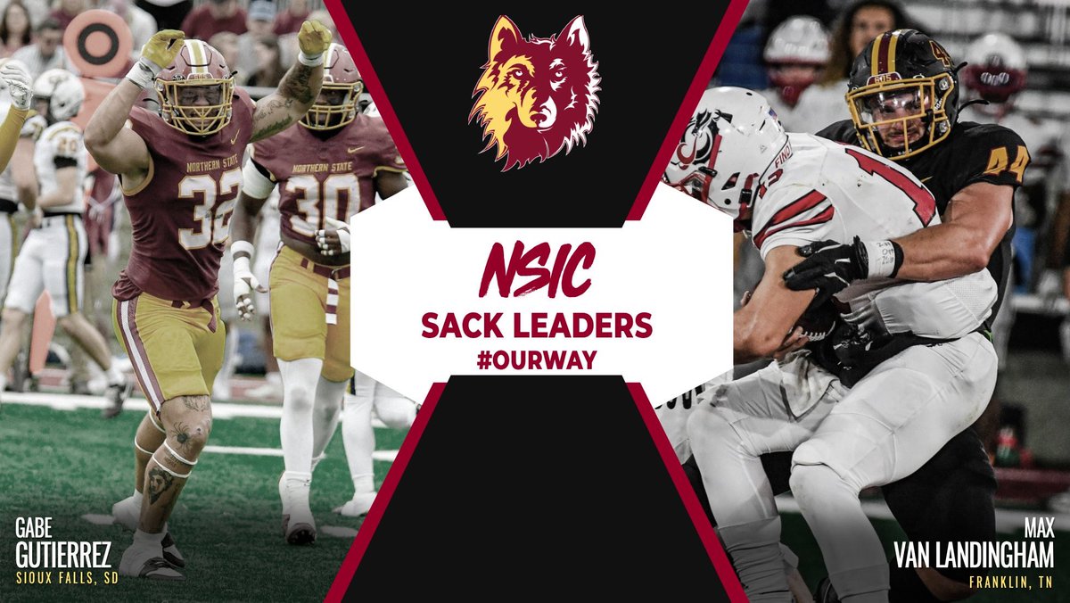NSUWolves_FB's tweet image. Get after the Quarterback ‼️

The top pass rushers in the NSIC 👀

#GoWolves #OurWay