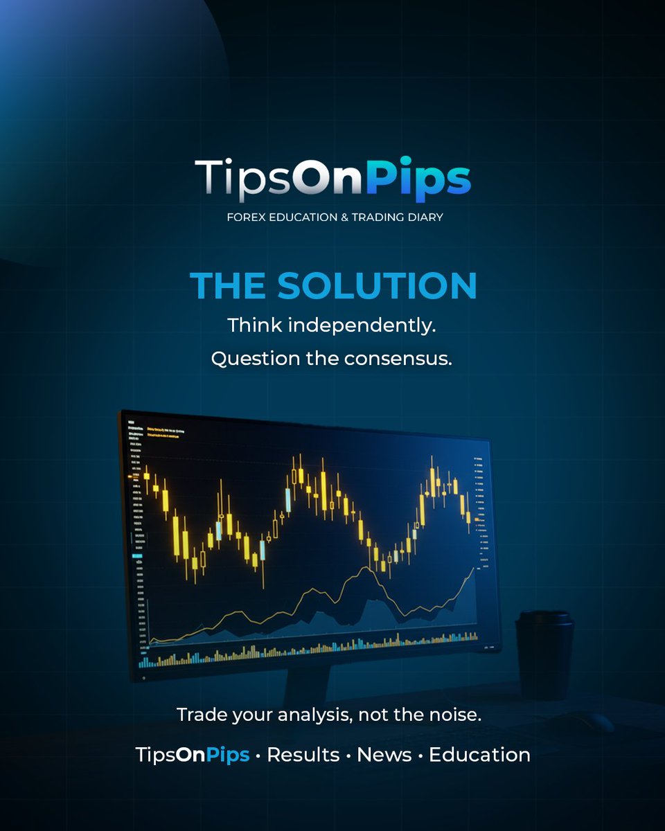 tipsonpips_'s tweet image. Everyone&apos;s saying the same thing.

 &quot;Gold to $5,000.&quot; &quot;This is the breakout.&quot; &quot;Buy now or miss out.&quot;

 When everyone agrees, I get nervous. Because the crowd is always late. They buy at the top. They sell at the bottom. They follow the noise instead of the chart.

 The echo…