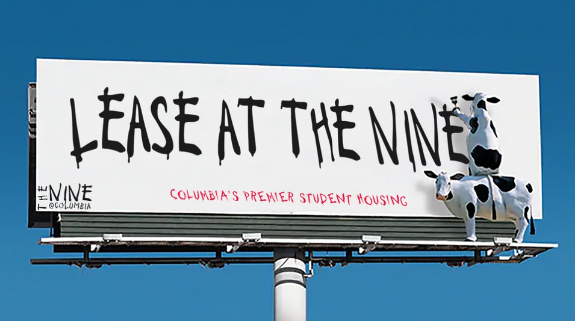 GarnetMediaMktg's tweet image. Ad: Lease at Columbia&apos;s premier student housing, The Nine! Visit the9columbia.com for more details.