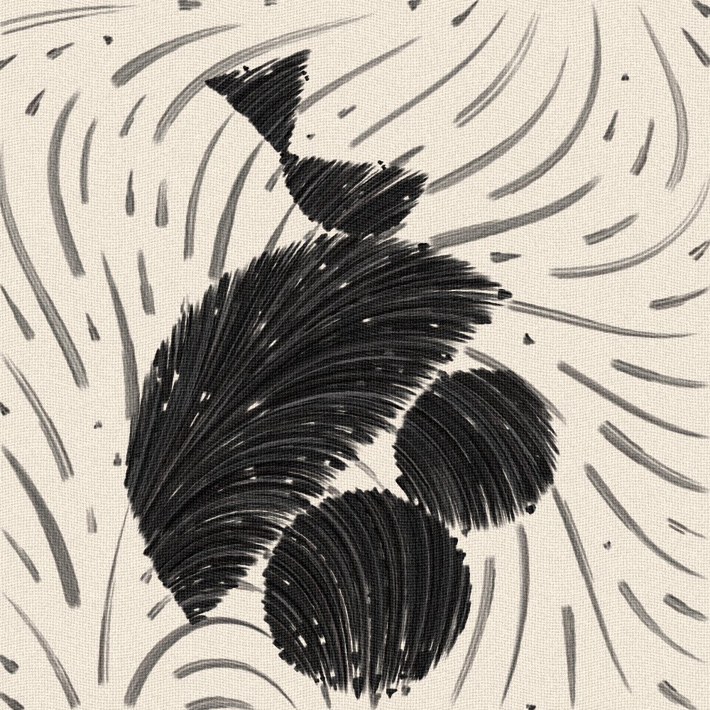 JeffClark's tweet image. gm! ☀️
A sketchy balance
#CodeGenerated #GenArtClub