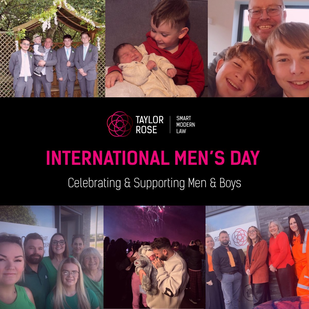 Today we’re celebrating International Men’s Day by shining a light on the men in our workplace—their stories, their achievements, and their wellbeing. We’re proud to share personal stories from our team, please read more by clicking here: taylor-rose.co.uk/posts/Celebrat… #SmartModernLaw