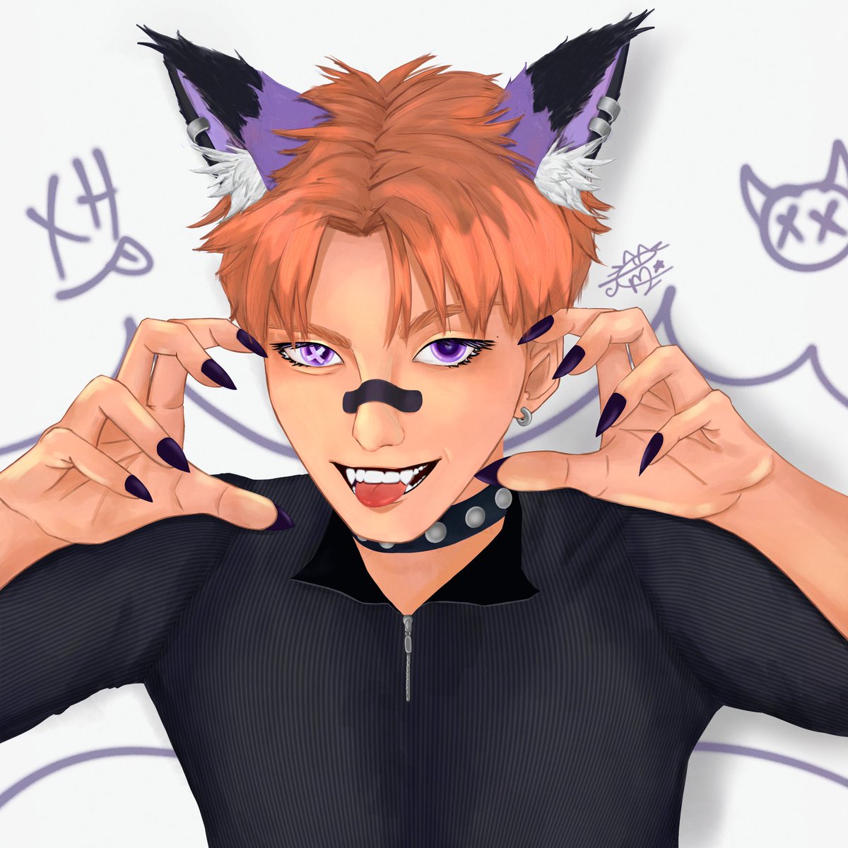 gyurysan's tweet image. Foxde&apos;s dad 🖤

(almost forgot about this one 😶‍🌫️ IG saw it first hehek)
#Foxde #Ode #XdinaryHeroes #XdinaryHeroesfanart