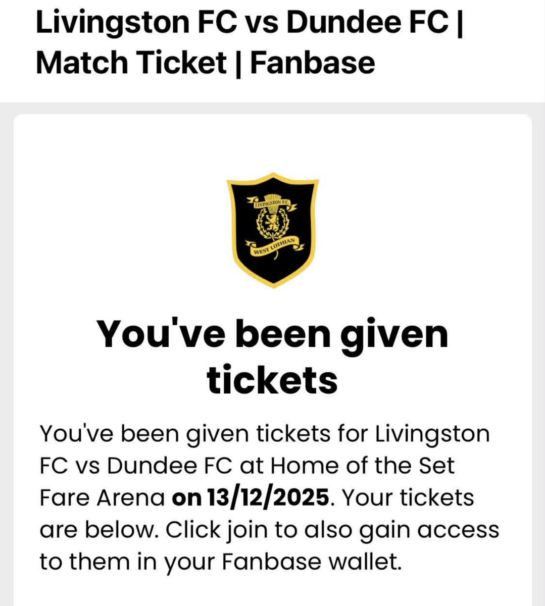 Are you joining us on 28 November for our Quiz Night? 🎉
If you are, you’ll be in with a chance to win 4 tickets to Livingston vs Dundee on 13 December! ⚽🔥

Can’t make it on the night? No worries — you can still buy raffle tickets! Just drop us a message or leave a comment!