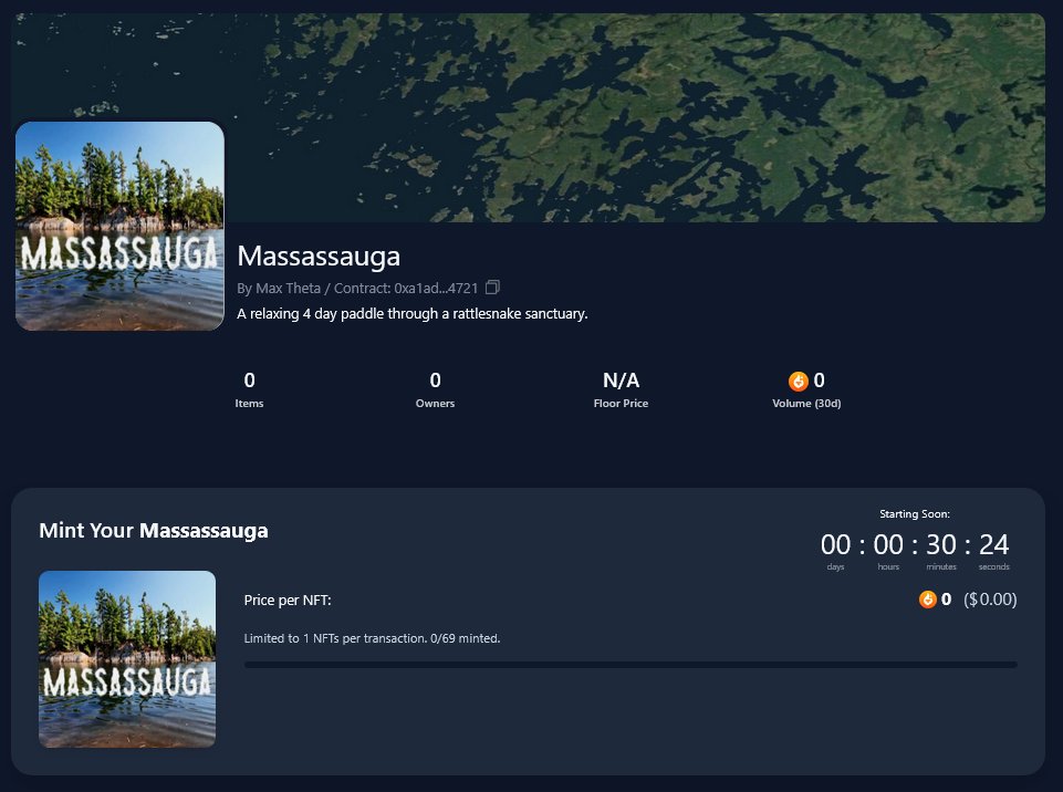 max_theta's tweet image. My latest short film &apos;Massassauga&apos; drops on @OpenTheta today at 11am EST.

69 limited edition NFT streaming passes are free if you hurry.

Wild content, exclusively on EdgeCloud!

$THETA $TFUEL $TDROP