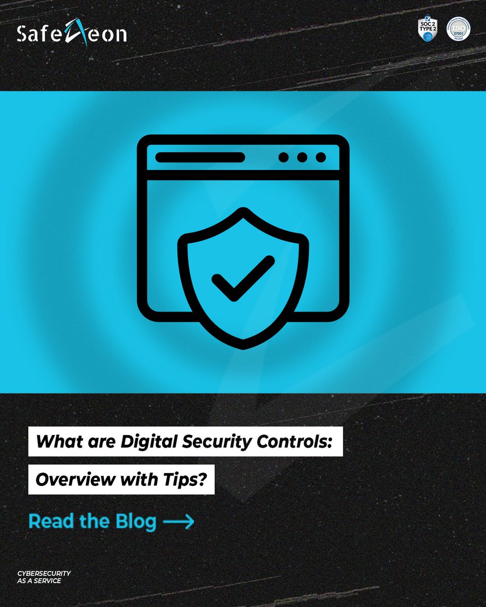 safeaeon's tweet image. What you protect digitally defines your security strength. Strong access controls, encryption, and regular backups keep data safe and operations steady. 

Learn how to build smarter protection layers here: ow.ly/VxQt50Xm9Eq
.
.
.
#DigitalSecurity #SafeAeon #SecurityControls