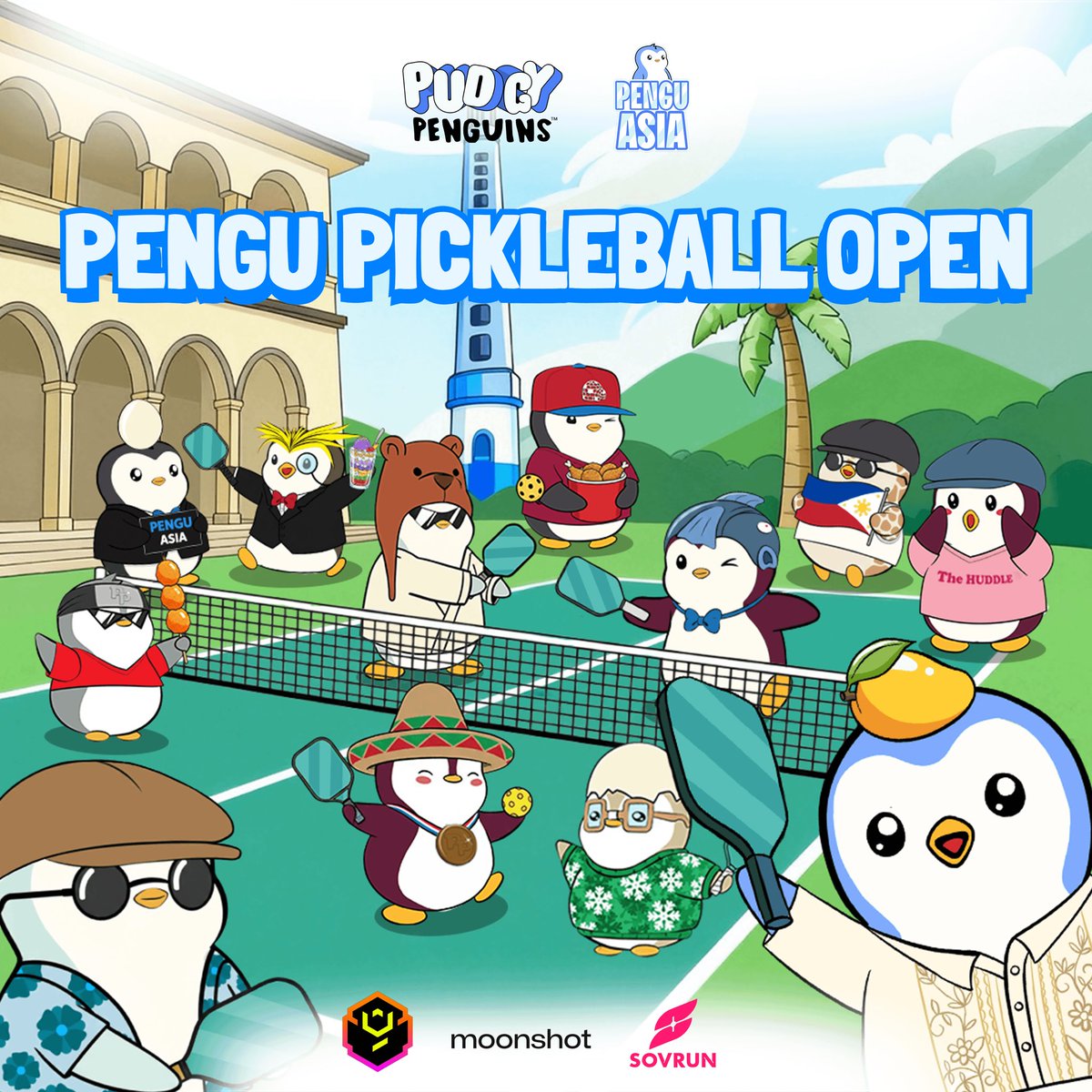 Find Pengu on the court for a pickleball match on November 21.

In collaboration with <a href="/YGG_Play/">YGG Play</a> and <a href="/moonshotplay/">Moonshot</a>, kick off your Friday morning with some movement and fun. 

RSVP here: luma.com/t3qagllz