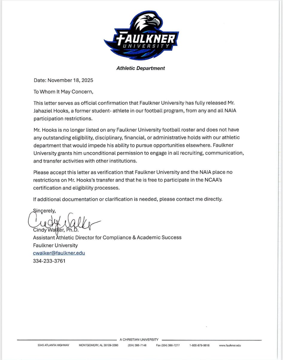 Officially Released 
5’11-6’0 175-180lb
3 Years of Eligibility + Redshirt
NCAA ID# 2511771772

(7 games played)
16 tackles 
1 interception
10 PBUS