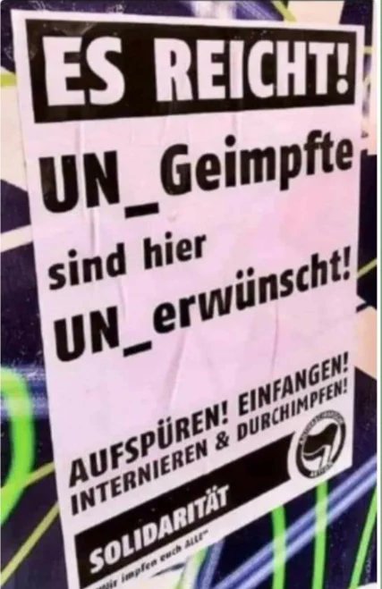 <a href="/EbenKurz/">Mrs. Optimismus</a> <a href="/SHomburg/">Stefan Homburg</a> Vielleicht für diese Art Auswüchse ?
Die ja dadurch erst möglich werden, daß genügend zusammenkommen, die das alles nicht der Rede wert finden.
Obwohl es ja über Jahrzehnte in jeder Sonntagsrede hieß: Nie wieder - Wehret den Anfängen ...
(Was den VERgleich unabdingbar macht.)