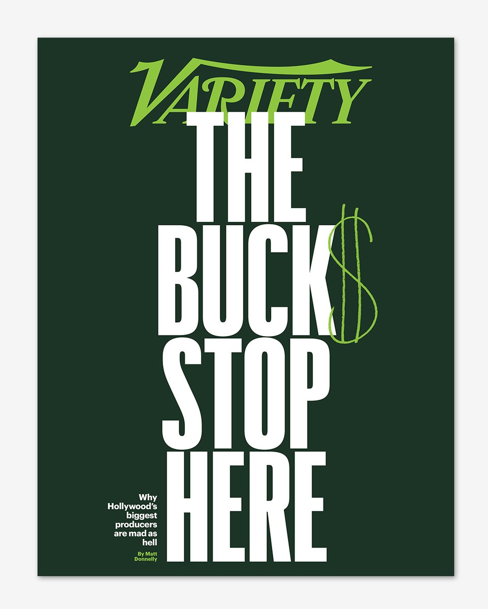 Variety's tweet photo. This week's cover story:

'Our Value Was Never Disrespected': Hollywood Career Producers Are Battling Actors, Greedy Managers, Penny-Pinching Execs and Stolen Credits to Survive

https://t.co/13KfYx1KDy https://t.co/Tr593bpvIM