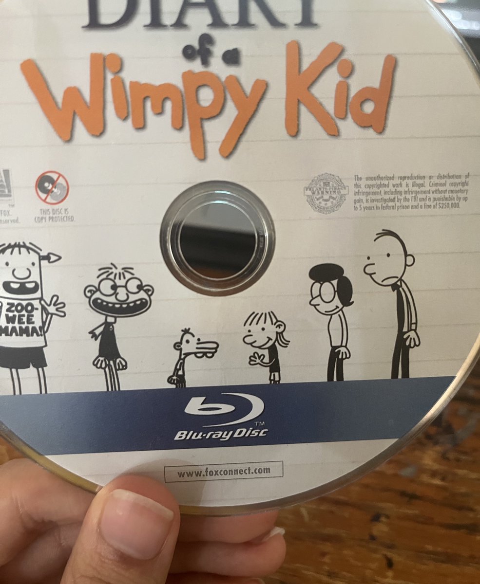 the blu ray disc for diary of a wimpy kid has sat on my dresser for literal years but now I’m looking at this art and wondering. who even is the little girl