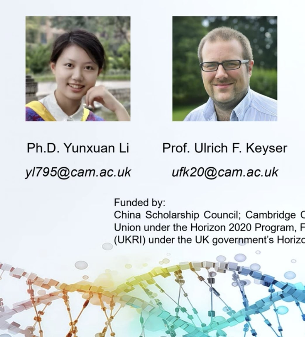 FoldNetUK's tweet photo. YUNXUAN Li from Prof Keyser’s group is our first Early Career Researcher talking about Nanopore detection of single nucleotide RNA mutation. #chemistry #foldnetuk #epsrc #EarlyCareerResearcher https://t.co/eUeiK9p2hb