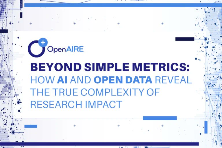 OpenAIRE_eu's tweet image. New study out!

How do we measure #ResearchImpact when breakthroughs take decades?

The following study in Austrian Platform for Research and Technology Policy Evaluation (fteval) shows how #AI and #OpenData can uncover hidden links between EU-funded research and real-world…