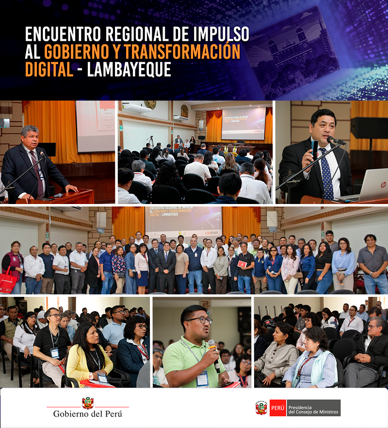 PeruPaisDigital's tweet photo. 📢 #SGTDInforma | Llevamos a cabo en Lambayeque el Encuentro Regional de Impulso al Gobierno y la Transformación Digital 2025, un espacio de articulación donde se presentaron avances, herramientas y experiencias orientadas a fortalecer servicios digitales centrados en las personas y la inteligencia artificial aplicada al sector público. 💻🤖
Durante dos jornadas, autoridades regionales, municipalidades provinciales y distritales, universidades, empresas y organizaciones de la sociedad civil participaron en sesiones técnicas orientadas a fortalecer un ecosistema digital descentralizado. 🌐✨
Más de 35 instituciones públicas, privadas y académicas formaron parte de este encuentro que impulsa la transformación digital del país desde las regiones. 🙌🇵🇪
🔗 #NotaDePrensa: https://t.co/DiGFBR5VQG
#GobiernoDigital #TransformaciónDigital
