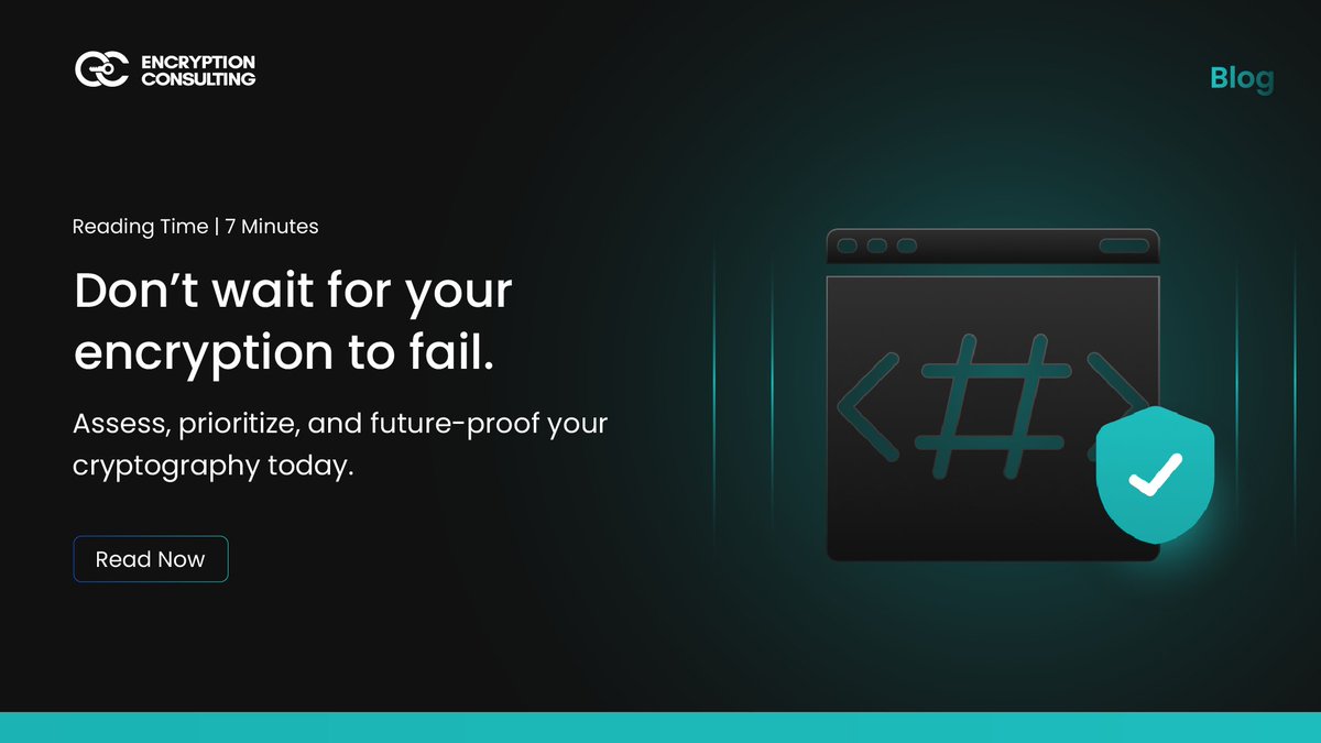 encryptioncons's tweet image. The PQC Readiness Assessment serves as the definitive, critical strategy for organizations to proactively defend against the imminent threat of quantum computers breaking current encryption.

This blog fluently the necessary steps, walking through the entire process: discovering…
