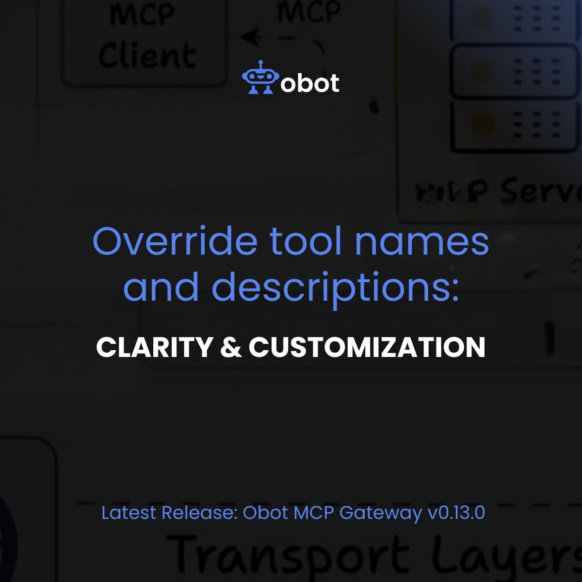 Obots_ai's tweet image. Small update, big impact: v0.13.0 lets you override tool names and descriptions inside composite servers for clarity and customization.

Read about our latest release here: buff.ly/mRxAYdl 

#MCP #ModelContextProtocol