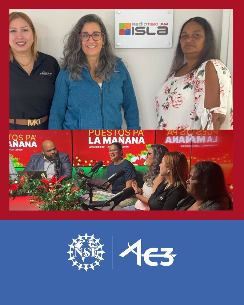 📻 Arecibo C3 en Radio Isla con <a href="/CienciaPR/">Ciencia Puerto Rico</a>. Carmen Pantoja (Resid. Ramón Marín Solá) compartió su experiencia de alfabetización digital. Con la Dra. Patti Ordóñez y Jina Acevedo. #AreciboC3 #STEMPR #CienciaBoricua