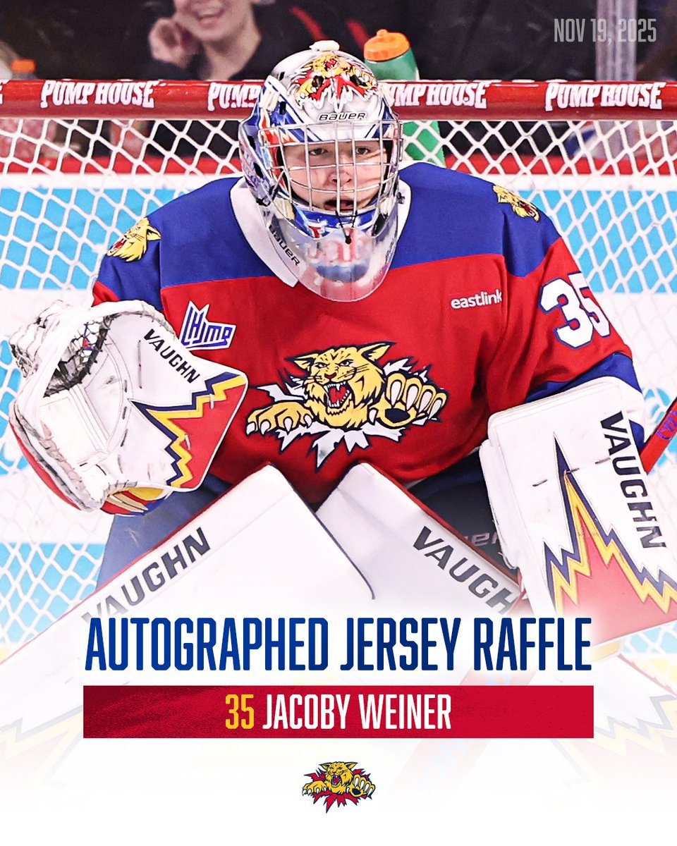 Win a Jacoby Weiner autographed jersey tonight!
Raffle tickets available only at the game.
----------
Gagnez ce soir un chandail autographié par Jacoby Weiner !
Les billets de tombola sont disponibles uniquement lors du match.

📷 <a href="/DanielStLouis/">Daniel St Louis</a>