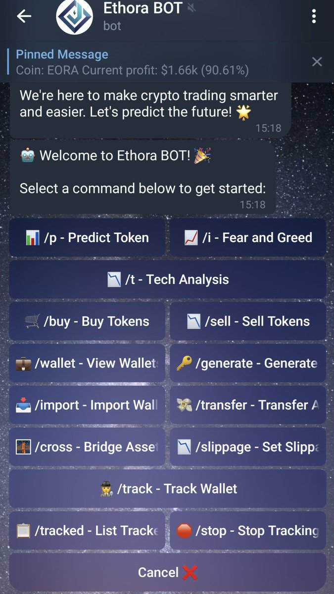 ethora_erc's tweet image. Our v6 bot is now live! 

t.me/EthoraErc_bot

#TelegramBot #CryptoBot #Blockchain #DeFi #Crypto #Ethora