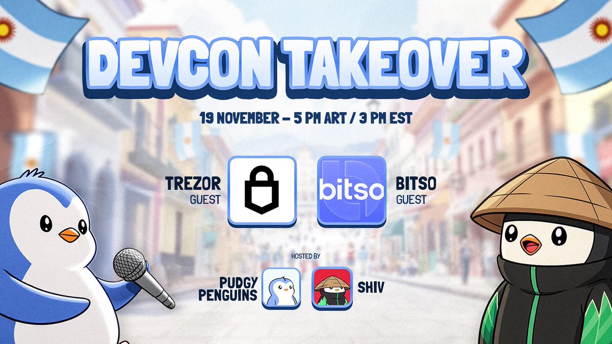 shivst3r's tweet image. We’re taking over Devcon 🇦🇷

Buenos Aires is heating up. From events to community energy to product showcases.

Let’s break down what’s going down on the ground, 

what’s cooking behind the scenes, and what to expect from our upcoming event.