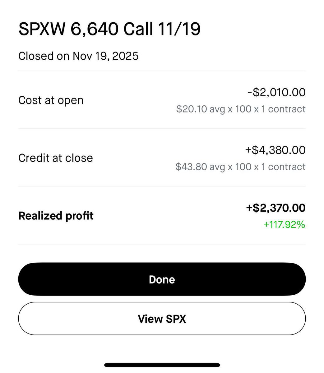 AssetsCardave's tweet image. 🔥 EASY MONEY WHEN YOU TRUST THE SYSTEM 🔥
Today was light work using my Pre-Market System.
It’s simple… it’s repeatable… and it’s in the link in the bio if you want to learn how to EARN, not guess. 💼💙
My team ate EARLY:
🟦 SPX CALL ENTRY — $6632
The blueprint hit EXACTLY as…