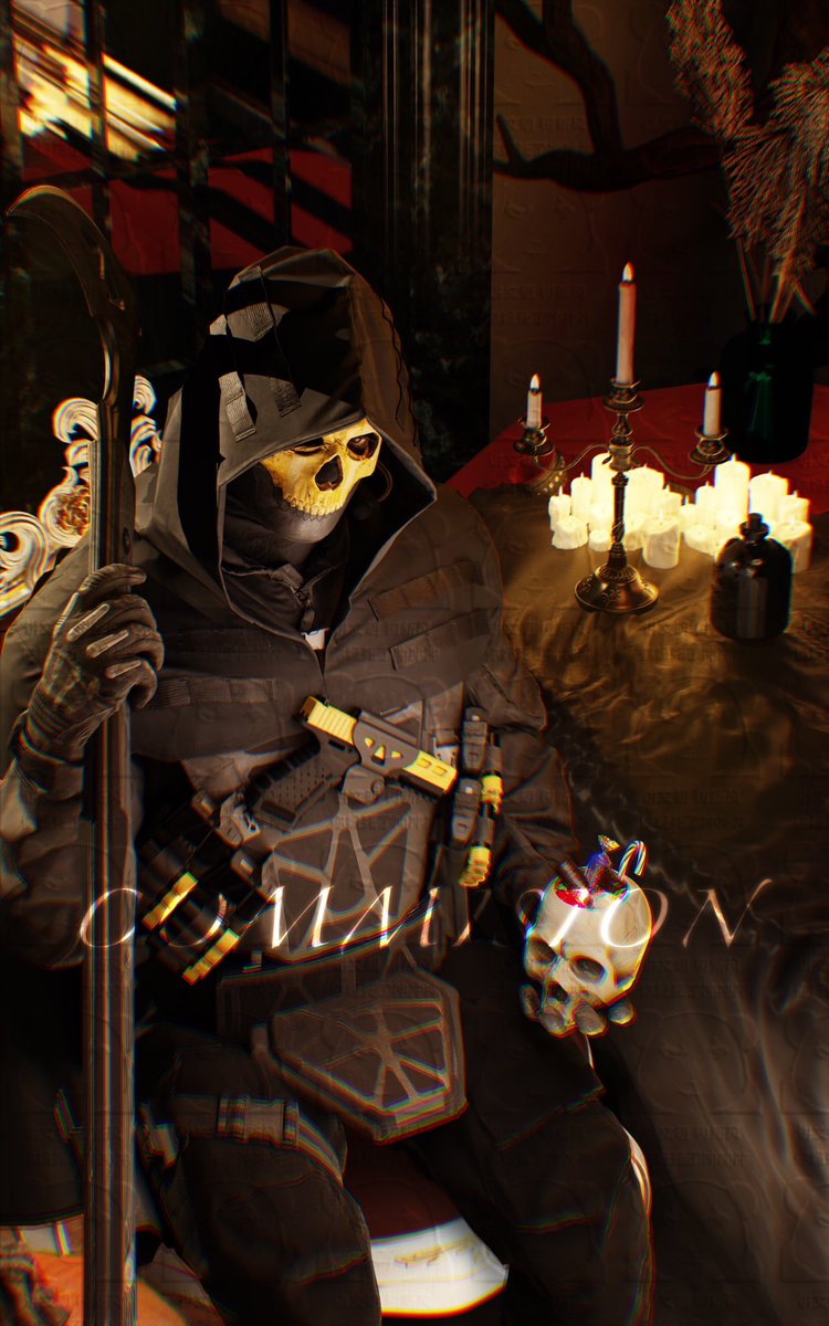 Z_2an's tweet image. for Halloween #cod #codm #CallofDuty #ghost