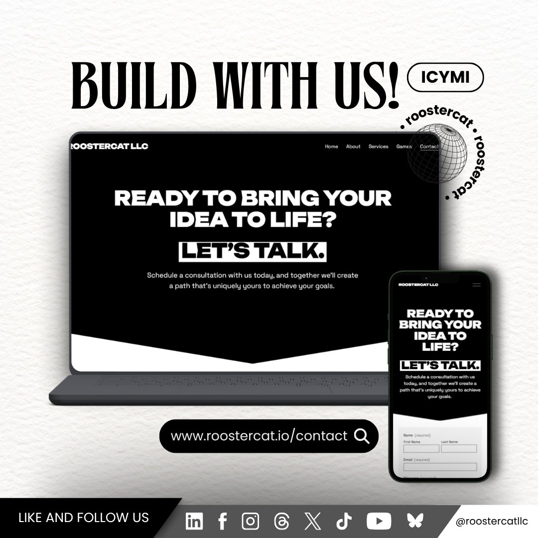 RoostercatLLC's tweet image. Bringing a game or app to life can feel like a lot, but we&apos;re here to help.
 
We make:
- 2D Games
- Mobile Apps
- Web &amp;amp; Dashboards

That game or app idea you’ve been sitting on? It deserves a real shot 👉 roostercat.io/contact

#softwaredev #gamedev #indiedev #webdev #mobileapp