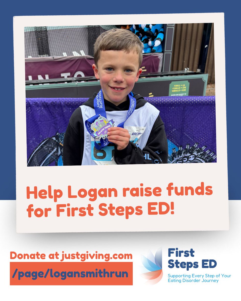 FirstStepsED's tweet image. Last weekend, eight-year-old Logan completed the Alton Towers Kids Fun Run and has already raised an incredible £435 for First Steps ED. If you would like to congratulate him, it is not too late to donate. His page is here: justgiving.com/page/logansmit…

#EatingDisorders #ARFID