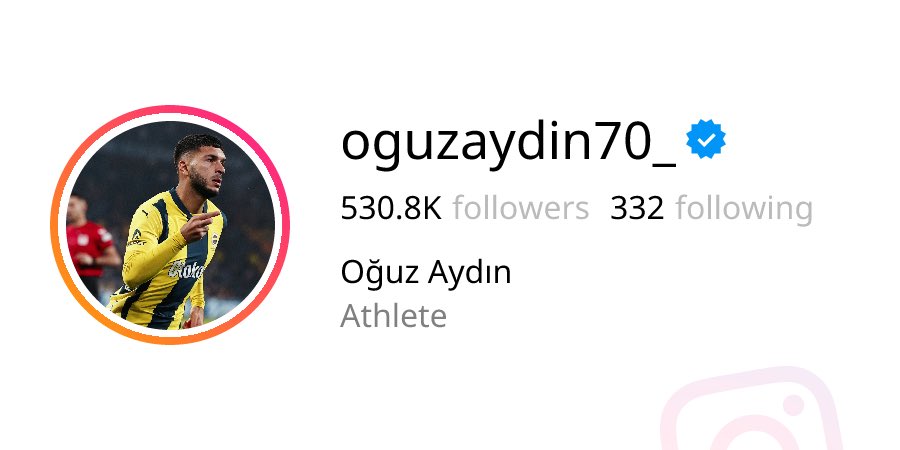 👀 oguzaydin70_ (Oğuz Aydın) 1 kişiyi takibe başladı:

✅ lvbelc5 (LVBEL C5)