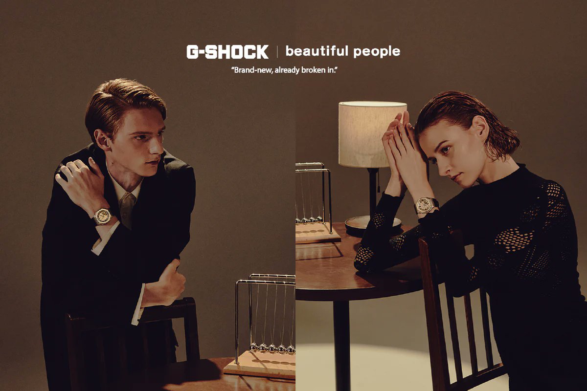 beautiful people × G-SHOCK コラボ「GM-S2110BP-5AJR」が2025年 12/6