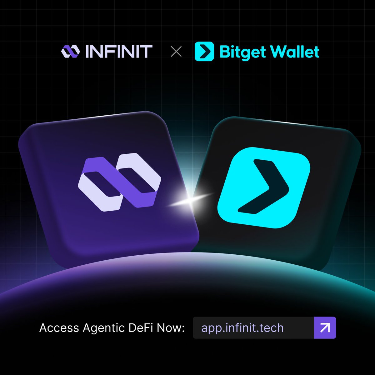 0xbigtruck's tweet image. 信息速递：
「Bitget 钱包给 8000 万用户加了个 “DeFi 自动挡”」

#INFINIT 接入 #BitgetWallet  ，
正式把一键式 agentic DeFi 带进钱包。

#INFINIT 负责的事很简单：
跨链、跨协议、复杂策略？
统统由 AI Agent 打包跑完。
用户点一下就行。

Bitget Wallet 这次不是加个功能，
而是加了个“会替你做…
