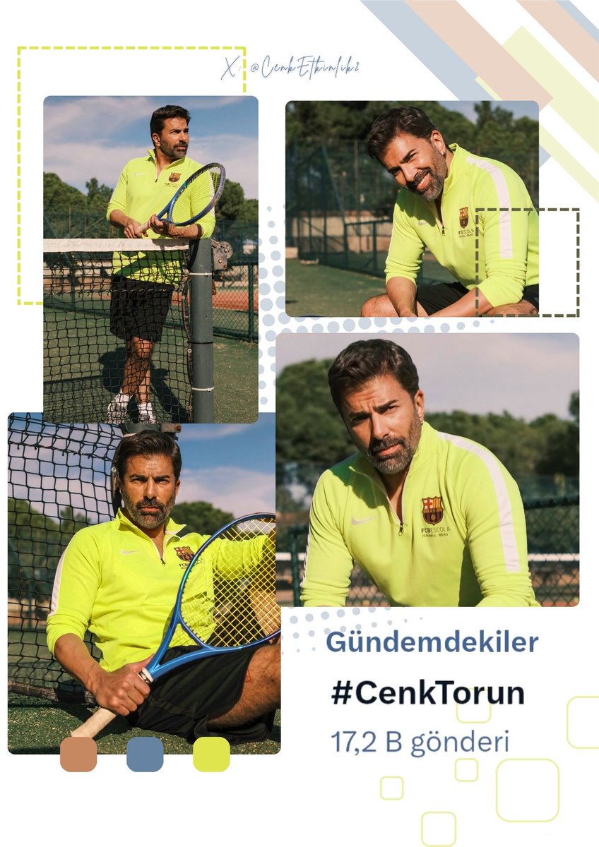 CenkTorunEtki's tweet photo. ✒️ • Cenk Torun, 17.2 B gönderi ile 𝕏’te gündemde. 🎾 

#CenkTorun ✨ https://t.co/K0LKnL0X4g