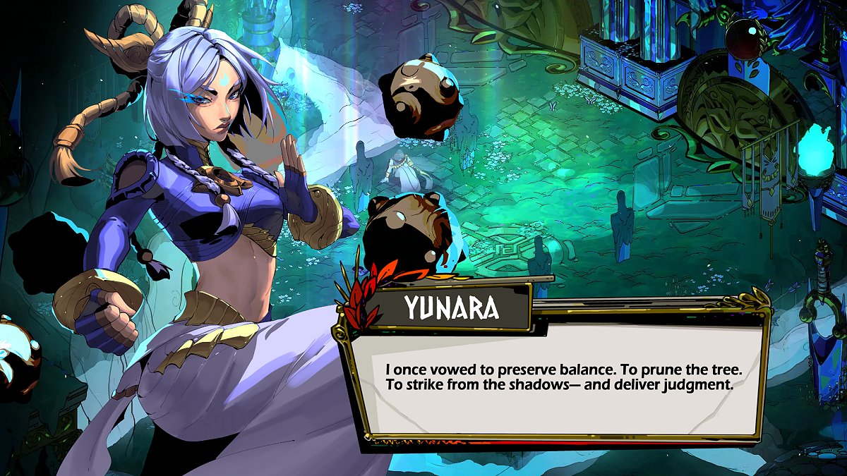 sorrowtalks's tweet image. yunara in hades&apos; style