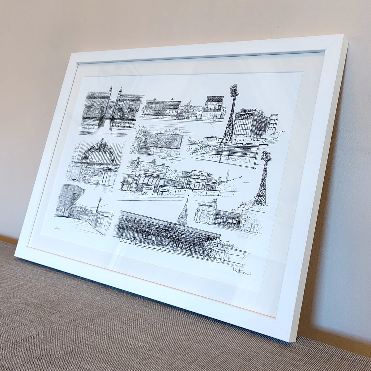 BarryMasterson's tweet image. Tis the season to do more than one day of printing it seems, first time I've framed one of the new Dalymount prints, I am biased but I think it looks ok 😇

Thank you to anyone who chooses to pick something up from your friendly neighborhood LOI guy, it gives me life