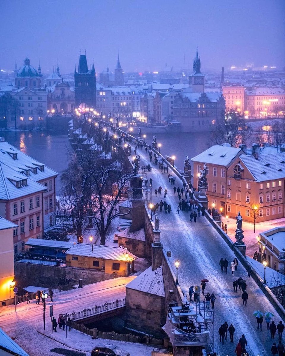 winter in Prague