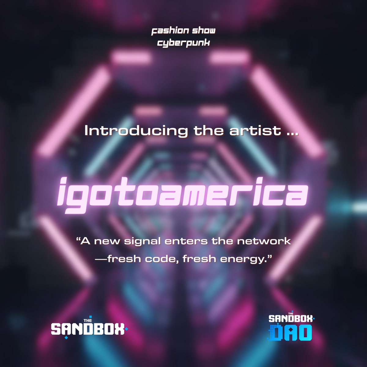 ImDream_Studio's tweet image. #SandFam
@igotoamerica joins us as a new artist, presenting a gearset that blends solid technique with a bold, distinctive aesthetic.
A unique style that communicates through every design.
@TheSandboxGame @TheSandboxDAO @TSBCreators