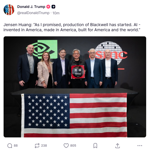 snorlax_uw's tweet image. Donald Pump posting 3 times about $NVDA in the last ten minutes or so