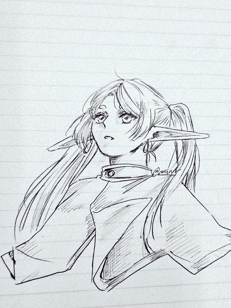 vomoarrrrrt's tweet photo. 授業で絵を描きみた

#Frieren https://t.co/YQgE6UaRqV