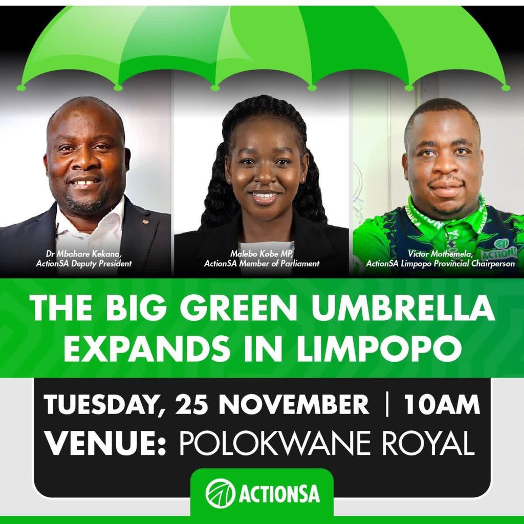 Limpopo, this is your time to shine!!! 

Soooo excited to be welcoming new members who will be expanding the green umbrella in the Limpopo Province. Do come join us 🇿🇦💚