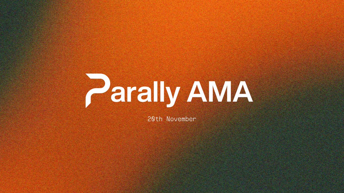 parallydotfun's tweet photo. We’re hosting an AMA session with the Parally team to discuss the project’s vision, roadmap, and upcoming integrations.  

Join us to learn more about how we’re building the AI labor economy on Solana.  

10 AM SGT November 20th 2025. https://t.co/qLF7x4jV4R