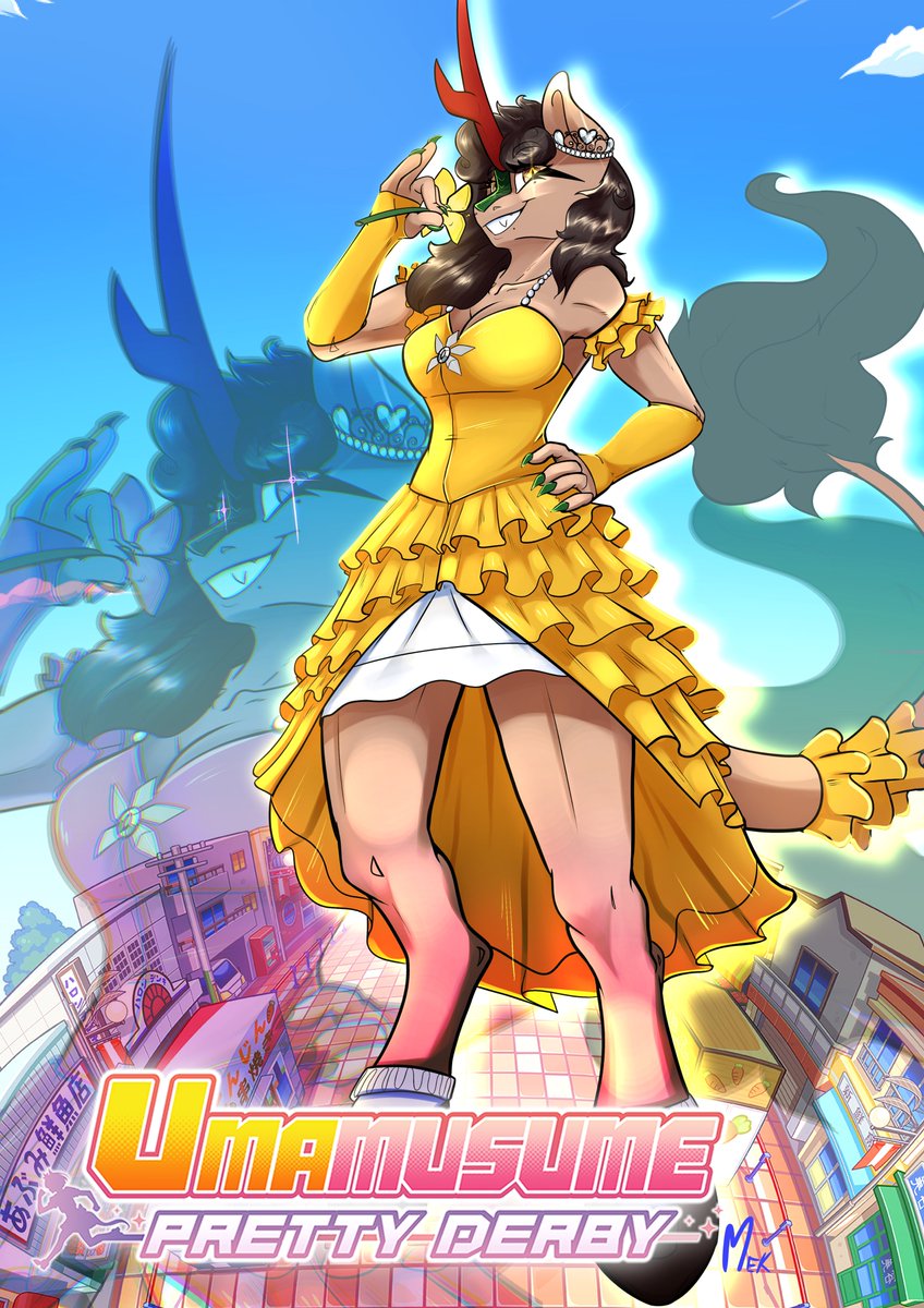 An amazing trade with an Umazing artist!
expect to see more of these running horses very soon!
in the meantime here's mine!
#drawing #arttrade #umemusumeprettyderby