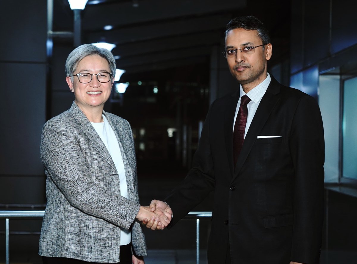 MEA spokesperson, Randhir Jaiswal tweets, "Warm welcome to FM Penny Wong of Australia as she arrives in New Delhi to co-chair the 16th Foreign Ministers' Framework Dialogue with EAM Dr S Jaishankar. The visit offers an opportunity to build on the various facets of India-Australia