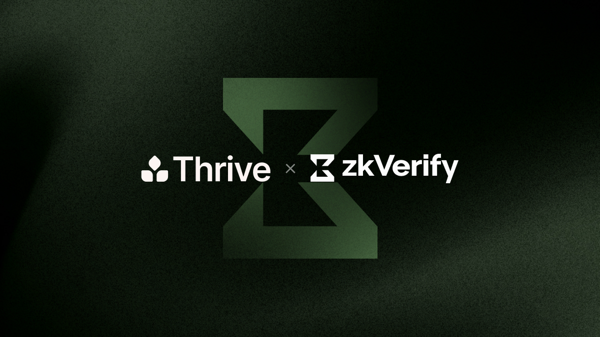 thriveprotocol's tweet image. Thrive and @ZKVProtocol are funding up to $100K each for projects creating applications that need reliable, cost-effective proof verification.

Join the growing zk movement and get funding to deliver real impact.

Apply here: zkverify.thrive.xyz