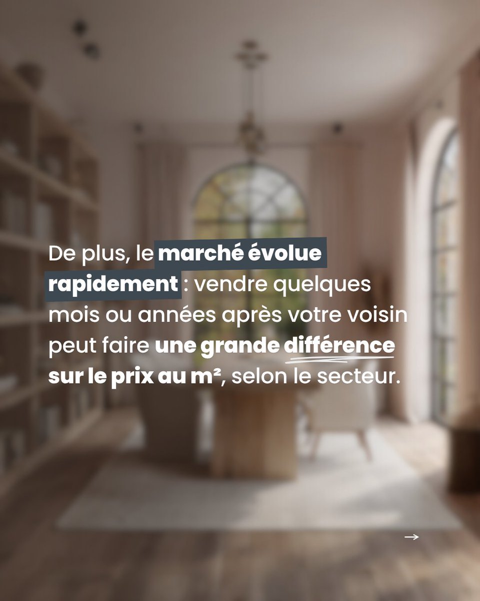 nat_immobilier's tweet image. &quot;Mon voisin a vendu 450 000 €, donc moi aussi !&quot;… Patience !

Chaque bien est unique et le marché évolue vite ! 📉📈

Pour une vraie estimation, contactez Nat-Immobilier.

📞 Évaluez correctement votre bien !

#immobilier #estimation