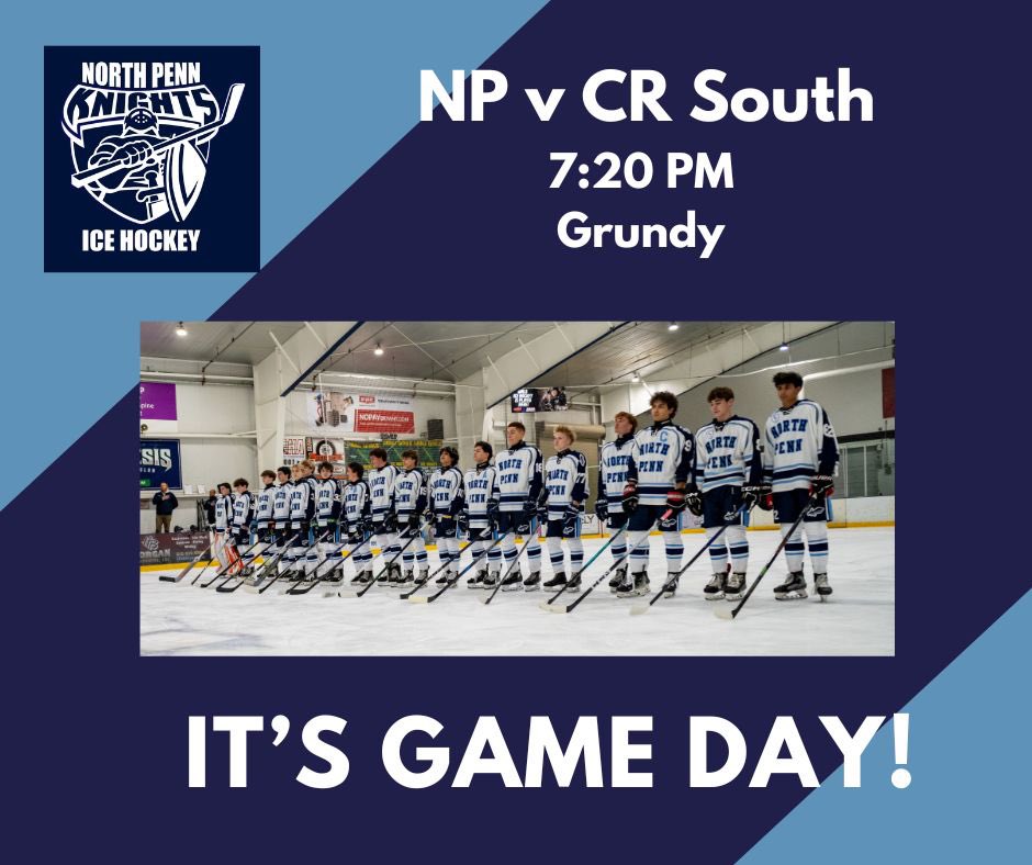 An early game at Grundy? 😂
Let’s Go Knights!
💙🏒💙🏒