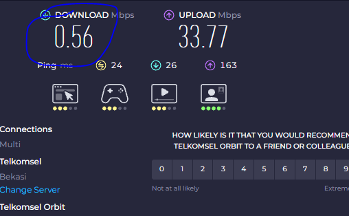 gogorils's tweet photo. woi sampah @byu_id benerin lah speed download lu , masa upload sampe 33mpbs download limit paling gede 1mb , sampah2 https://t.co/f4bHsy7T5a