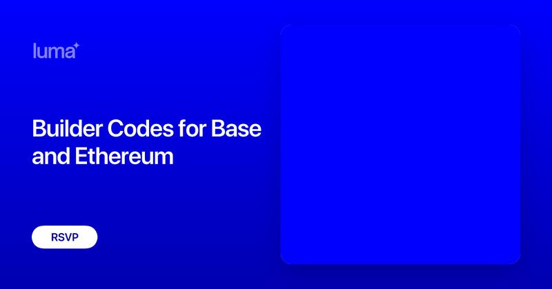 ilikesymmetry's tweet image. Hosting a developer discussion tomorrow 2pm at Base’s Devconnect booth for EVM-native Builder Codes. 

Already had a great conversation with @TalentProtocol at the last one and looking to get more developer feedback.
