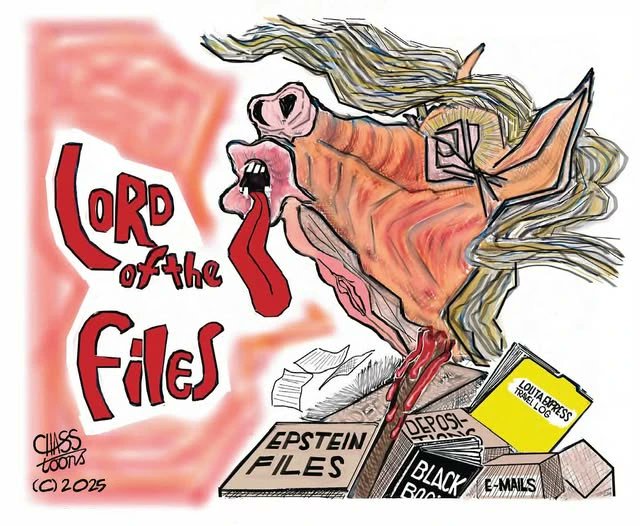 EandPCartoons's tweet image. Aaron Chassy #EpsteinTrumpFiles