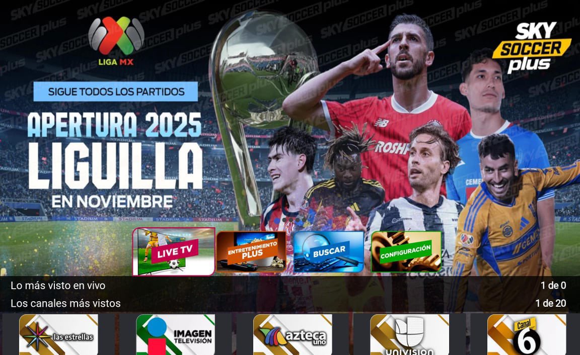 🔥 Regresa lo mejor del fútbol y no hay mejor lugar para verlo que con <a href="/Sspcuu/">El Tío Sky</a>.

Las grandes ligas europeas están de vuelta, la Liguilla ya viene en camino… ¡y Chivas se juegan todo por la 13! 🔴⚪️