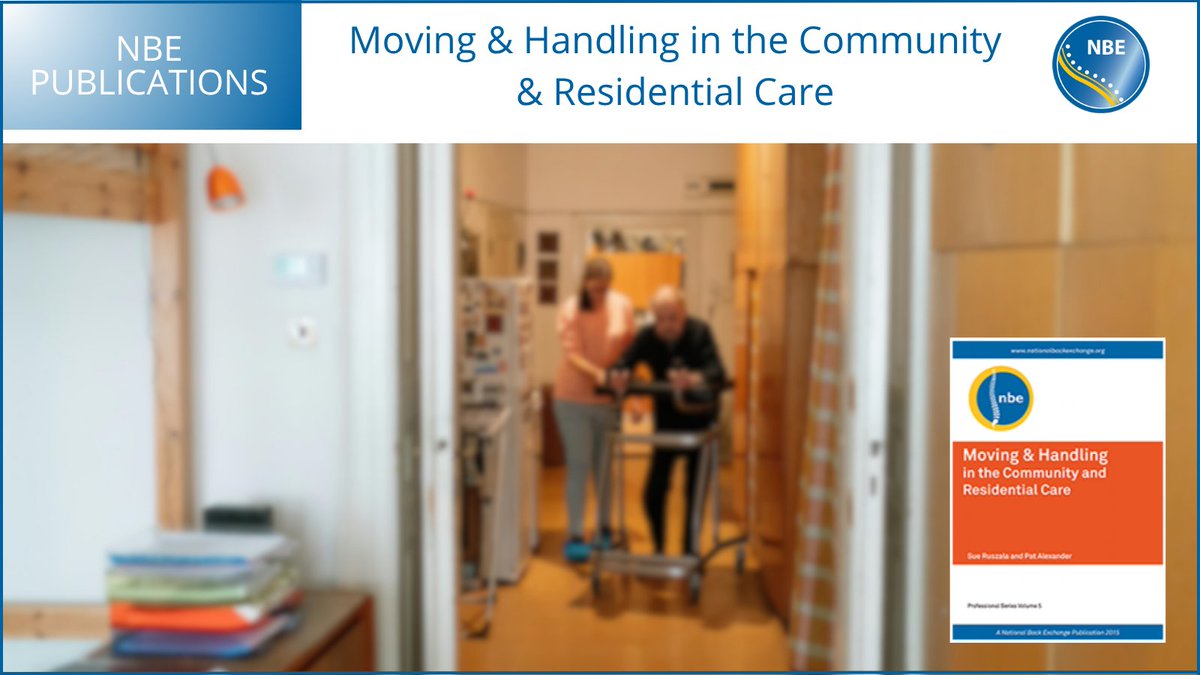 nbetoday's tweet image. #MovingAndHandling people appropriately is essential to care in #Community and #ResidentialCare settings. It is a crucial &amp;amp; complex subject with numerous factors to be considered.

Find out more in Moving and Handling in the Community and Residential Care:
nationalbackexchange.org/publications